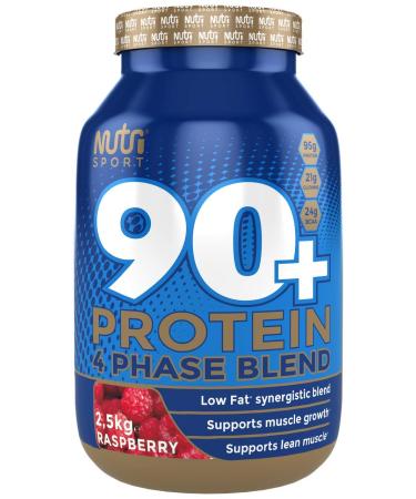 Nutrisport 90+ Protein Raspberry Powder 2.5kg
