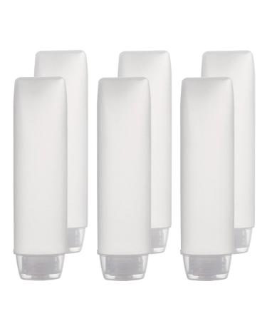 OTO 6 Pack Travel Size 30ml Squeeze Bottles - TSA Approved Cosmetic Containers - Buy Online on GoSupps.com