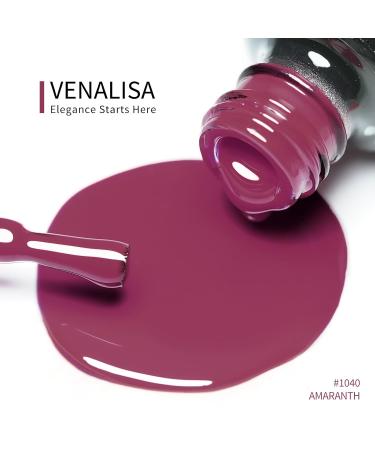 VENALISA Burgundy Gel Nail Polish - 12ml Amaranth Red Wine Color Soak Off UV LED Nail Gel for Nail Art & DIY Manicure at Home - International Shipping Available - Buy Online on GoSupps.com