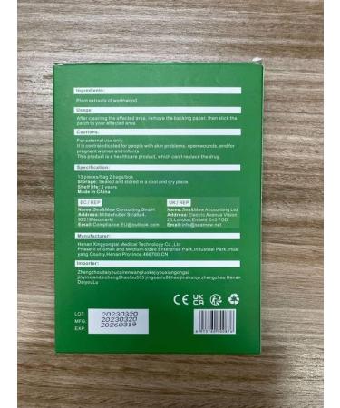 MYMULIKE Pain Relief Patch - 52 Pcs Wormwood Knee Patches for 24h Relief | Arthritis & Joint Pain | No Side Effects - Buy Online on GoSupps.com
