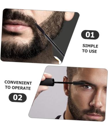 SMASOLO Mens Temporary Beard And Eyebrow Color Gel Deep Brown Color for Easy to Use Practical Attractive Look - Buy Online on GoSupps.com