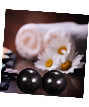 TOVINANNA 8 STK Wooden Massage Balls Handcrafted Baoding Stress Relief Balls Chinese Style Hand Massager for Relaxation - Buy Online on GoSupps.com
