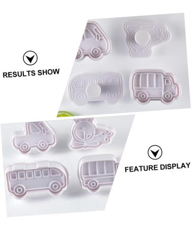 Alipis 16 Pcs Vehicle Biscuit Mold Complementary Food Accessories 7X4X0.5CMx2pcs Assorted Colorx2pcs - Buy Online on GoSupps.com