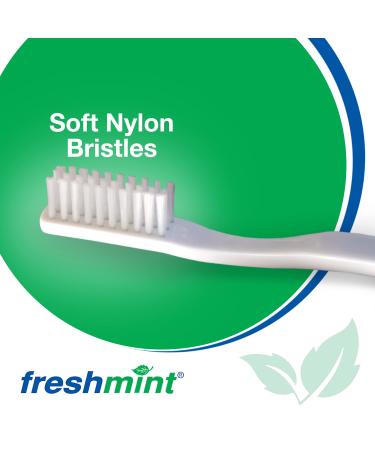 144 Pack Individually Wrapped Soft Nylon Bristle Adult Toothbrushes - Gentle Oral Care - Buy Online on GoSupps.com