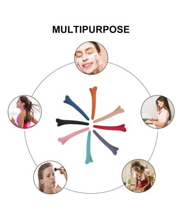 8PCs Colorful Hair Clips Set - Stylish Hairdressing Combi-Clip Barrettes for Women - 7.8 cm Matted Hair Accessories - Buy Online on GoSupps.com
