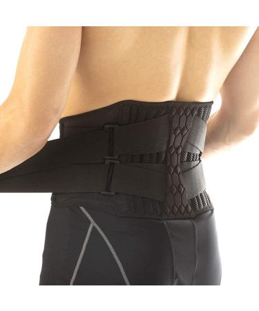 Adjustable lumbar belt belts sports pain relief waist trainer sweat narrow strong strong for the lower back support corset belt waist/belly support (black XL