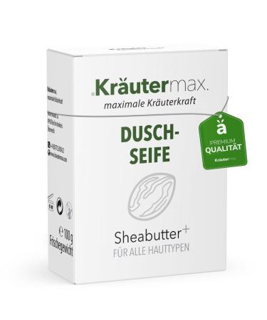 Krutermax Kr utermax shea butter soap shower soap for men and women solid shampoo and shower gel 2in1 natural soap bar 1 x 100 g