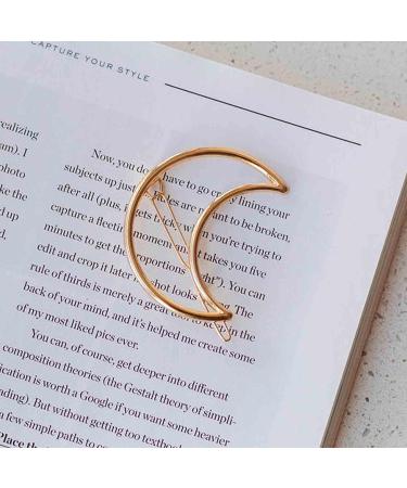 Yheakne Boho Gold Crescent Moon Hair Clip Barrette - Minimalist Geometry Hair Accessory for Women and Girls - Buy Online on GoSupps.com