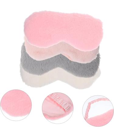Didiseaon 4pcs Plush Silk Eye Masks - Sleep Mask Set for Women & Men - Comfort Blindfolds & Eye Shades - Ideal for Travel & Relaxation - Buy Online on GoSupps.com