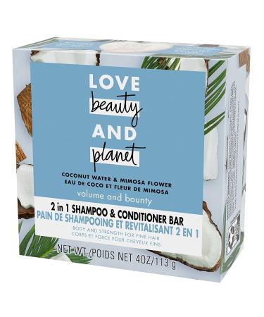Love Beauty And Planet Volume & Bounty Shampoo Bar Coconut Water & Mimosa 4.0 oz - Buy Online on GoSupps.com