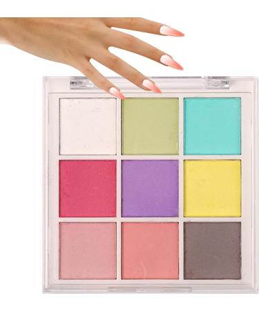 Powder Nails | Nail Art Powder | Chrome Powder Multicolor And Pigmented Nail Palette Sets Cute Nail Arts Gel Polish Nail Designs For Manicure Accessories For Nails Multicolor 1 - Buy Online on GoSupps.com