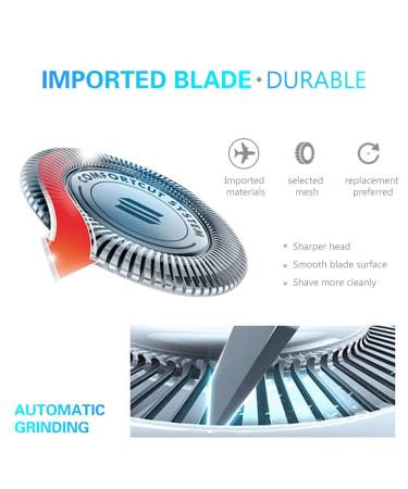 SH30 Replacement Heads for Philips Norelco Series 3000, 2000, 1000 Shavers | S738 Click and Style Blades - tuokiy - 1 Count - Buy Online on GoSupps.com