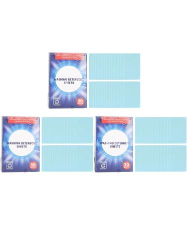 Laundry Sheets Laundry Soap Strips 90PCS Fast Dissolving Lightweight for Travel - Buy Online on GoSupps.com