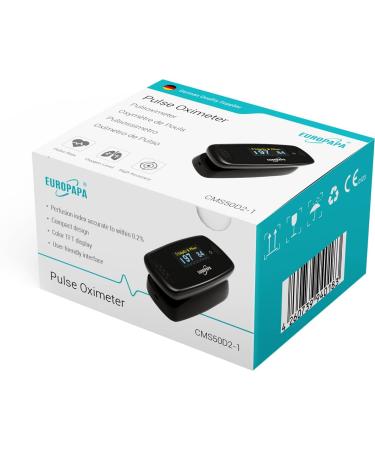 Europapa Finger Pulse Oximeter - Accurate SPO2 Measurement for Adults OLED Display Fast Shipping - Buy Online on GoSupps.com
