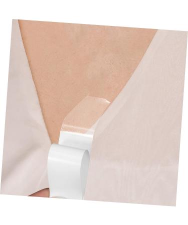 CLISPEED 60 Sheets Anti-Light Stickers Adhesive Dress Clothing Tape Bra Tape Double Sided Body Tape Clear Mounting Tape Skin Tapes Skirt Low Cut White Double Sided Tape Miss White 8.5x1.2cm - Buy Online on GoSupps.com