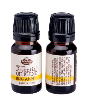 Fabulous Frannie Bug Away Essential Oil Blend - 100% Pure Citronella Lavender Eucalyptus & Lemongrass 10ml | Eco-Friendly Insect Repellent - Buy Online on GoSupps.com