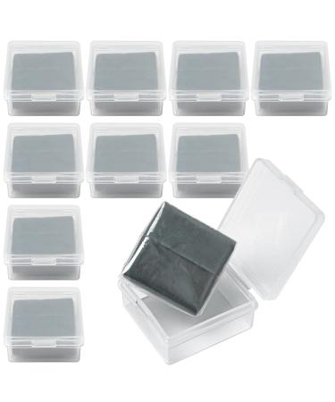 Qfeley Kneaded Rubber Erasers 10 Pack Drawing Art Kneaded Erasers Kneadable Erasers Moldable Rubber Eraser Clay Sketching Rubber Erasers Drawing Erasers Art Erasers Grey