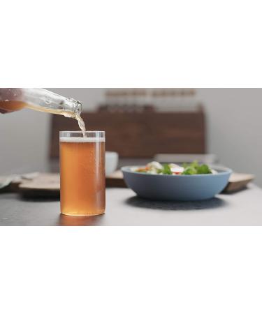 Organic 1-Gallon Kombucha Brewing Starter Kit with SCOBY, Starter Tea, Thermometer, pH Strips & More - Buy Online on GoSupps.com