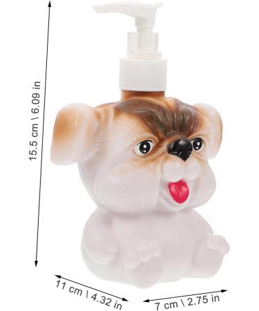 Ipetboom 1pc Puppy Lotion Bottle Lotion Container Animal Soap Dispenser Versatile Sub Container Sub Bottle Lovely Pressing Bottle Liquid Soap Mini Melamine Makeup White Travel 15.5X11X7CM White - Buy Online on GoSupps.com