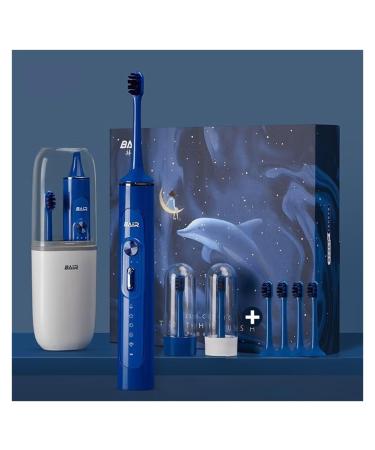 BAIR G2/G201 high-end Flagship Electric Toothbrush Vibration-Charging Smart Sonic Automatic Toothbrush for Men and Women (32-33 34-35 36-37 38-39 40-41 42-43 44-45 46-47 : Klein Blue)