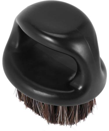 Sadkyer Portable Black Hair Brush Set for Men - Ring Design Shaving Brush & Face Cleaning Tool - Buy Online on GoSupps.com