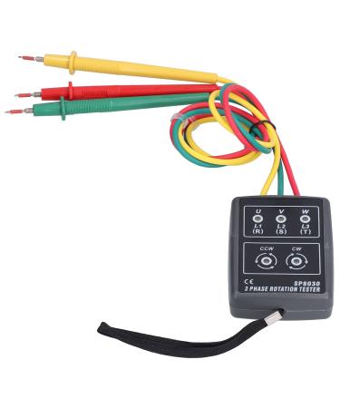 Phase Rotation Tester Handheld 3 Phase Rotation Meter for Circuit Maintenance for Industry for Electric Current Measurement