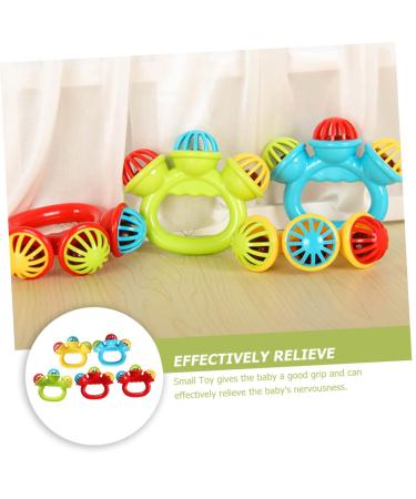 Toyvian 20 STK Handbell Baby Biting Toys - Pet Chew Toys & Toddler Ring Shaker - Safe & Fun for Babies & Pets - Buy Online on GoSupps.com
