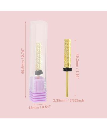 VOCOSTE Cylinder Nail Drill Bits for Nail Polishing Black Thicker Teeth - Buy Online on GoSupps.com