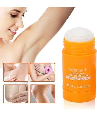 Vitamin Underarm Whitening Deodorant Stick Vitamin C Underarm Whitening Balm Deodorant Womens Moisturizing For Intimate Area Underarms Armpits Knees Elbows and Inner Thighs - Buy Online on GoSupps.com