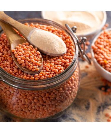  TASTY POTT Tasty Pott Organic Red Lentil Flour 1000g | Lentil Flour | Legumes | Cooking & Baking | Vegetarian | Vegan | Vegetable Proteins | Controlled Organic Growing - Buy Online on GoSupps.com