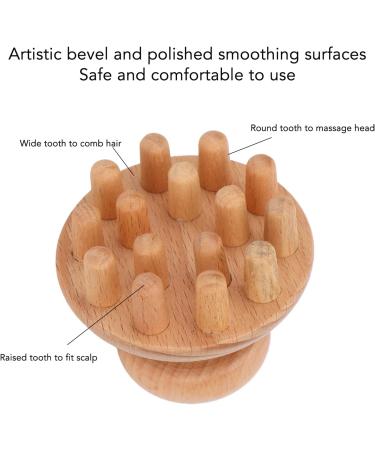 Octopus-Shaped Wooden Head Massager - Manual Scalp Massager for Headache Relief & Relaxation - Buy Online on GoSupps.com