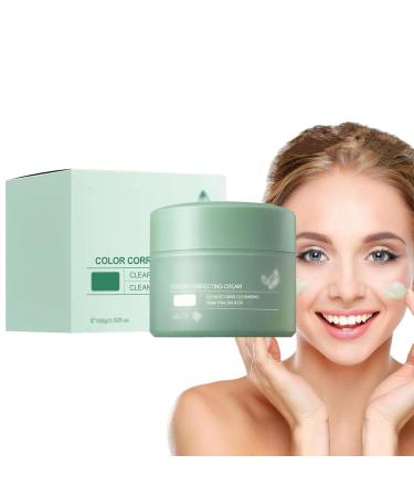 Beepow Color Correcting Treatment Cream Hydrating Color Correcting Cream Correcting Cream Sunscreen Anti Redness Green Concealer Soothing Facial Cream