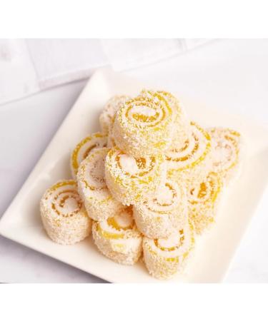 Bodrum Sultan Turkish Delight with Lemon Turkish Delight 200 gram x 5 Pieces - Buy Online on GoSupps.com