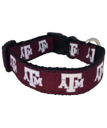 NCAA Texas A&M Aggies Dog Collar (Team Color, Large)