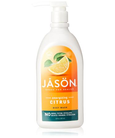 JASON Natural Body Wash & Shower Gel  Revitalizing Citrus  30 Oz