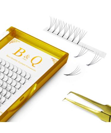5D-0.10D Premade Fans Eyelash Extension | Long Stem Volume Fan Lashes | C D Curl | 8-15mm - Buy Online on GoSupps.com