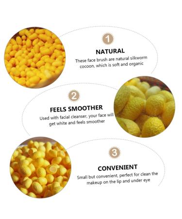 FRCOLOR 150 Pcs Silk Facial Scrub Balls - Blackhead Removal & Spa Facial Sponges for Deep Clean Easter Egg Decor - Buy Online on GoSupps.com