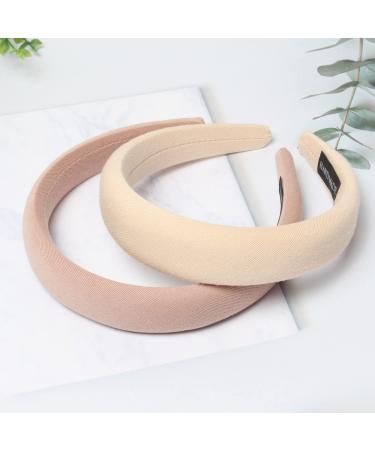Cuizhiyu 4PK Solid Headband Set for Women and Girls - Brown Series Hair Accessories - Buy Online on GoSupps.com