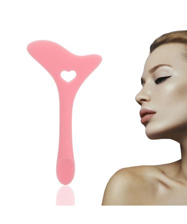 Eyeliner Stencils Wing Tips Eyeliner Aid Eyebrow Pencil Stencil Reusable Eye Liner Shadow Guide Template Multifunctional Lazy Quick Makeup Tool(Pink)