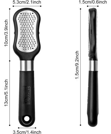 CGBE Callus Remover for Feet - Surgical Grade Stainless Steel Foot File - Foot Scrubber for Foot Care - Double-Sided Dead Skin Storage Pedicure Tool - Ideal for Foot Spa - 1 Count - Buy Online on GoSupps.com