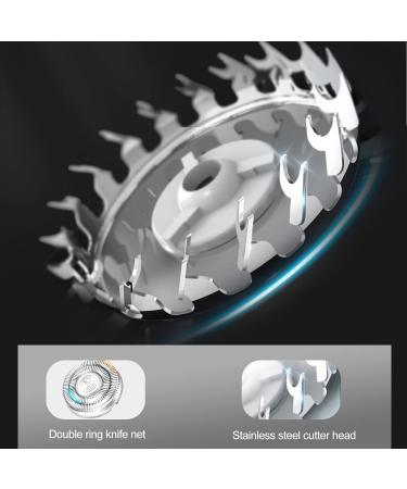 Men's Electric Shaver with Sideburn Trimmer | Rechargeable Rotary Razor | LCD Power Indicator | Wet & Dry | Fast Charging - Buy Online on GoSupps.com