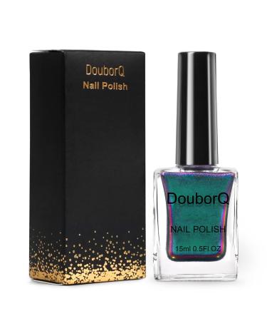 Buy Chrome Holographic Glitter Nail Polish - Iridescent Green Blue Nail Art Varnish 1 Fl Oz - International Shipping Available - Buy Online on GoSupps.com