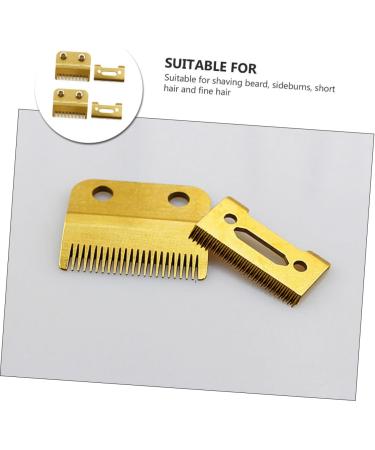 CRILSTYLEO 2 Sets Hair Cutting Head Replacement Blades for Hair Clippers Electric Hair Trimmer Hair Trimmer Head Replacement Blades for Electric golden 4.50X3.80X0.50CM Golden 4.50X3.80X0.50CM - Buy Online on GoSupps.com