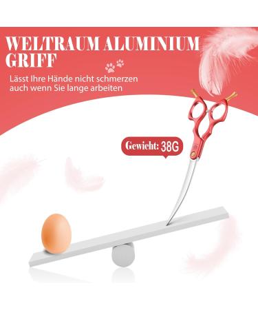 Purple Dragon 6.5 Dog & Cat Grooming Scissors - Ultra-Light Aluminum Handle JP 440C Steel Perfect for Professionals & Beginners - Buy Online on GoSupps.com