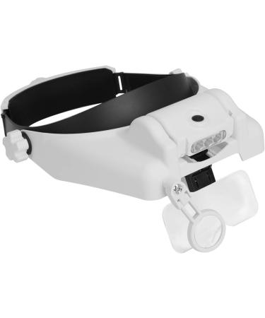 LED Illuminated Hands Free Magnifier Head Mounted Reading Magnifying Visor-1X to 3.5X Zoom Lighted Magnifying Glass with Detachable Lenses Headset Headband Magnifier Loupe for Reading Repair Jewelry - Buy Online on GoSupps.com