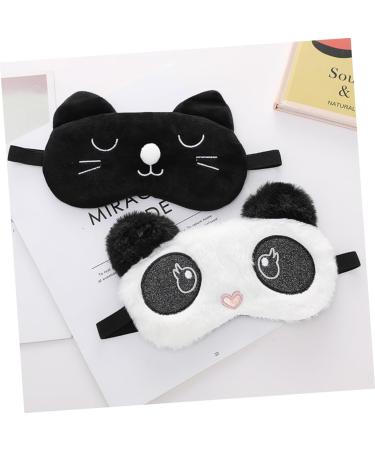 Buy NOLITOY Panda Sleep Mask - Cartoon Eye Shade & Plush Eye Cover for Adults - Travel-Friendly Eye Patches - Buy Online on GoSupps.com