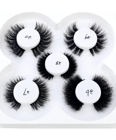 HBZGTLAD 25mm 3D Mink Lashes - Bulk Faux Natural False Eyelashes Pack | Wholesale Short Lashes for Stunning Look - Buy Online on GoSupps.com