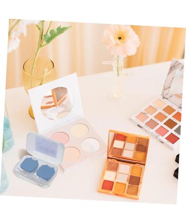 Healvian Travel Container Box for Glasses & Contact Lenses - Automatic Storage Holder Blue - 5.5x2.5x2cm - Ideal for International Travel - Buy Online on GoSupps.com