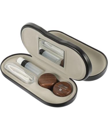 GLEAVI Dual-use Glasses Case - 4 Sets Color Mirror Box PU Leather - 15.8x7.4cm - Stylish & Durable for Eyewear International Shipping - Buy Online on GoSupps.com