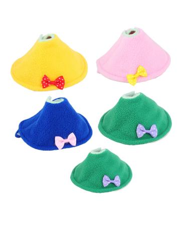 FOMIYES 15 pcs Bird Protection Cockatiel Anti Neckerchief- Collars Plucking Neckband Neckerchief Anti- Ring 12x9cmx3pcs Assorted Colorx3pcs